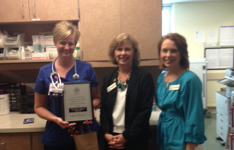 Ashley Renee Phillips receives Patient Safety Hero Award